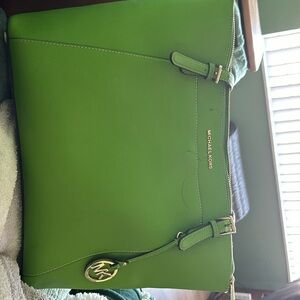 Lime green Michael Kors purse